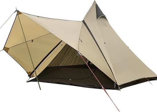 Spacious 3-4 Person Portable Camping Teepee Tent for Outdoor Adventures