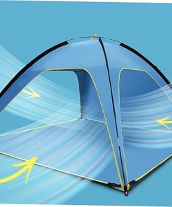 Totority Family Outdoor Tent Quick Open Sunscreen Rainproof Ventilation 2