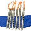 8 Strong Ground Stakes for Tent 30cm Carbon Steel Heavy Duty Camp Use 3