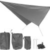 Heavy Duty Metal Tent Pegs Set with Storage Bag for Camping 4