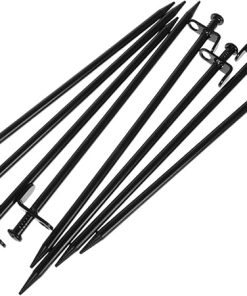 Metal Camping Tent Stakes Set for Enhanced Stability and Durability
