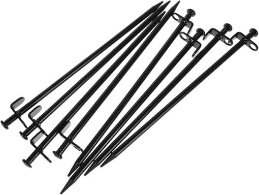 Metal Camping Tent Stakes Set for Enhanced Stability and Durability