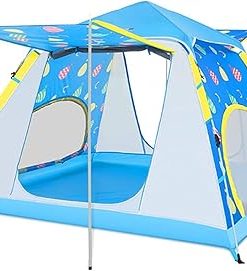 6 Person Dome Tent Waterproof UV Protection for Camping Hiking