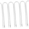 KESYOO Outdoor Swing Ground Anchors 8pcs U Shaped Tent Pegs