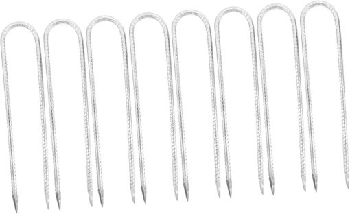 KESYOO Outdoor Swing Ground Anchors 8pcs U Shaped Tent Pegs