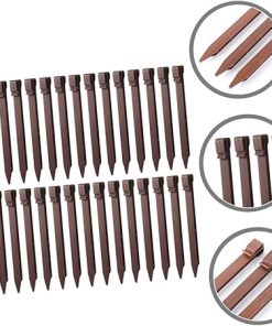 30 Pcs Plastic Ground Spikes for Garden Landscape Tent Securing Tools 2