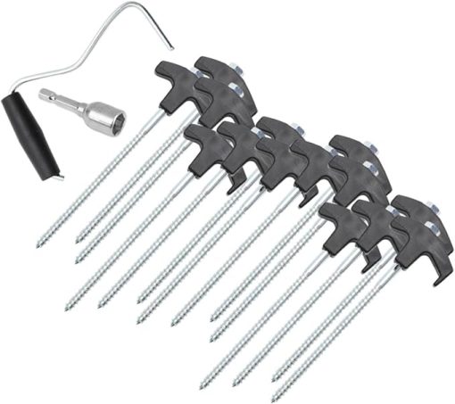 Camping Tent Ground Pegs and Weights for Outdoor Canopy and Gazebo