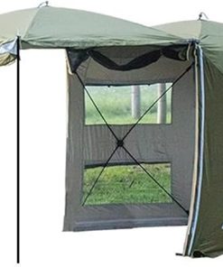 Car Tailgate Tent Awning Rainproof SUV Rear Extension with Screen