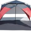 Portable Beach Tent Sun Shade Lightweight Pop Up Canopy for Families 4
