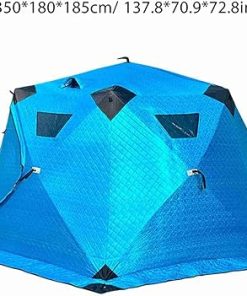 Wind Firewood Heater Portable Design Ice Fishing Tent for 8 People 2