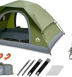Night Cat 90L Hiking Backpack and Tent Combo for 2 Person Camping