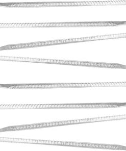 U Shaped Metal Garden Stakes 4 Pack for Landscape and Outdoor Use
