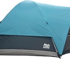 Colter Bay Six Person Camping Tent in Teal and Grey Color 2
