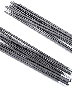 Weanas Tent Poles Replacement, Aluminum Rod Tent Pole Multifunction Lightweight Tent Pole Repair Kit, 7001 Series Aluminum Heated (16’3″(496cm) 2 Pole)