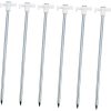 Wakauto 10 Pack Outdoor Camping Tent Stakes Long Steel Anchors 3