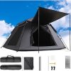 4 Person Waterproof Pop-Up Tent with Blackout and Easy Setup 4