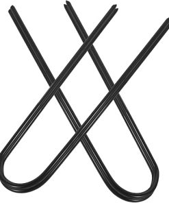 Balacoo U Shaped Iron Ground Stakes for Outdoor Tents Windproof