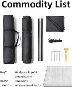 Waterproof Pop Up Tent for 4 Adults Easy Setup Lightweight Camping 2