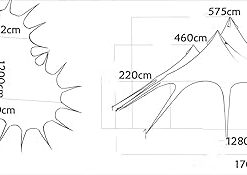 Portable Canvas Tarp for Family Camping Picnics and Outdoor Use 2