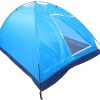 Inflatable Camping Tent 9.8 x 13ft with Canopy Easy Setup Beige 4
