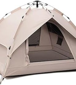 Family Camping Tents for 3-4 People with UV Protection and Waterproof