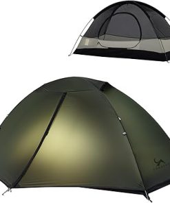 Backpacking Tent for 1-2 People Waterproof Lightweight Nylon Camping