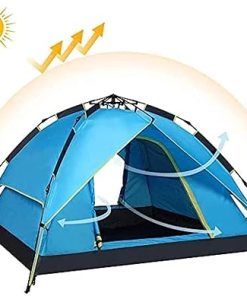Double Layer Pop Up Tent for 3 to 4 Persons Waterproof and Ventilated 2