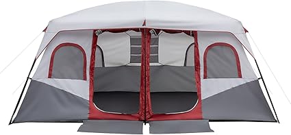 Family Cabin Tent for 10 with Room Dividers and Storage Pockets Family Cabin Tent for 10 with Room Dividers and Storage Pockets
