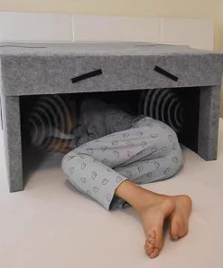 Soundproof Blackout Sleeping Tent with Built-in Speakers and Insulation 2