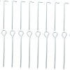 Durable Iron Awning Post Set for Outdoor Shade, 177.2″ x 96.5″ 3
