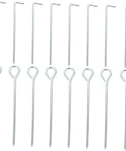 VICASKY 20Pcs Heavy Duty Extra Long Tent Stakes for Outdoor Camping