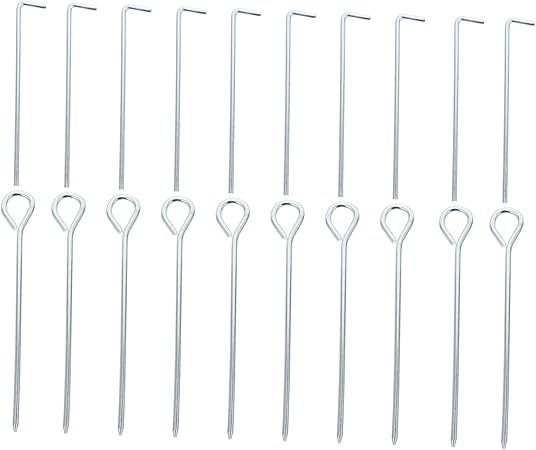 VICASKY 20Pcs Heavy Duty Extra Long Tent Stakes for Outdoor Camping VICASKY 20Pcs Heavy Duty Extra Long Tent Stakes for Outdoor Camping