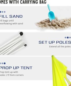Blue Beach Tent for Ultimate Sun Protection and Relaxation 2