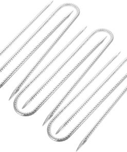 KESYOO Strong U-Shaped Ground Stakes for Tents and Gardens Weatherproof