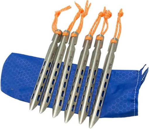 Balacoo Tent Nail Stakes for Hiking Camping Beach Awning Shelter