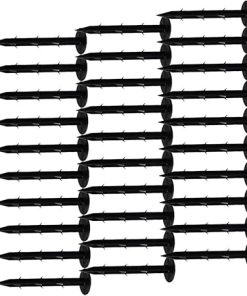 Black Ground Nails 100 Pack for Gardening and Landscaping Use