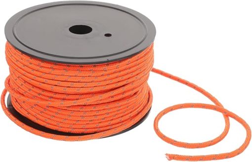 Reflective 5mm Camping Tent Ropes Windproof for Tarp Canopy