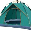 Beige Luxury 4-Season Canvas Bell Tent with Double Doors and Stove Jack 3