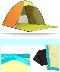 Automatic Folding Double Camping Tent for Outdoor Hiking and Beach 2