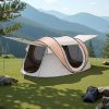 Spacious Instant Pop Up Tent for 5-8 People with Darkened Bedroom 3