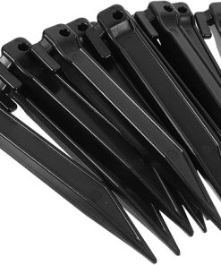 50 Plastic Tent Stakes for Camping and Ground Fixing Weatherproof