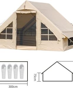 4 Seasons Glamping Tent House Waterproof Easy Setup for One Person 2