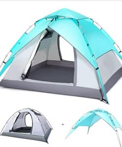 Popup Camping Tent for 3-4 People Waterproof and Breathable
