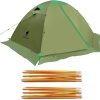 12×12 ft Waterproof Camping Tarp with Stakes and Carry Bag 3