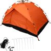 4 Season Camouflage Folding Tent for 3-4 Person Outdoor Camping 4