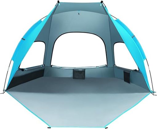 Toyvian Beach Tent Sun Shade Large Portable Tent for Camping Hiking