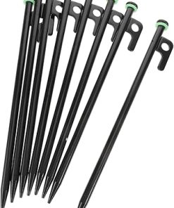 Sturdy Steel Tent Pegs Unbreakable Ground Stakes for Camping Hiking