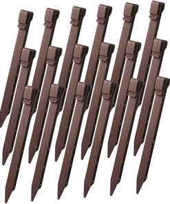 30 Pcs Plastic Ground Spikes for Garden Landscape Tent Securing Tools