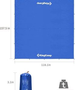 KingCamp 10ft 13ft Camping Tarp Lightweight Waterproof UV Protection 2