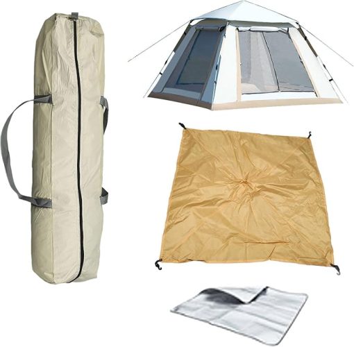 Lightweight Automatic Camping Tent for 5-8 People Easy Setup Outdoor